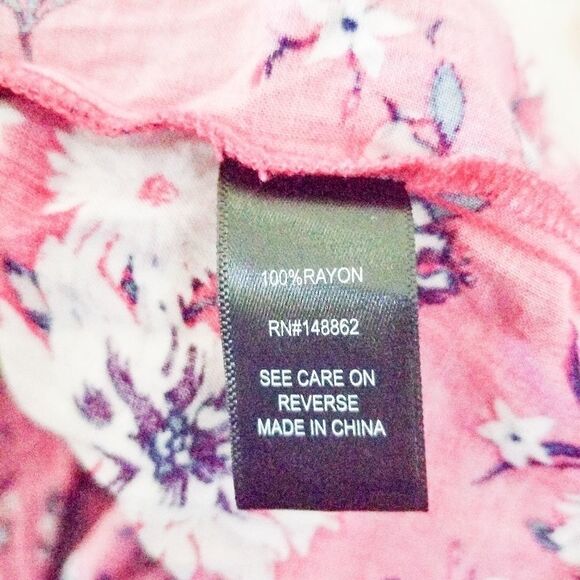 Torrid summer dress floral elastic waist - Picture 3 of 8